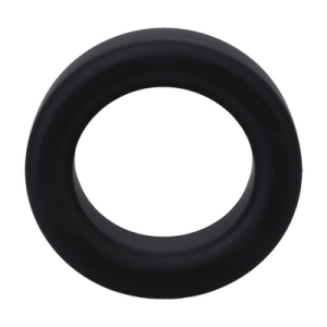 Cockring en silicone THE BIG O Noir de 32 mm