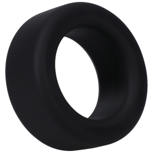 Cockring en silicone THE BIG O Noir de 32 mm
