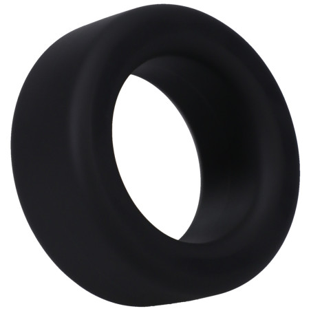 Cockring en silicone THE BIG O Noir de 32 mm