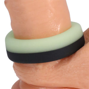 Cockring phosphorescent Bicolore THE BIG O 32 mm