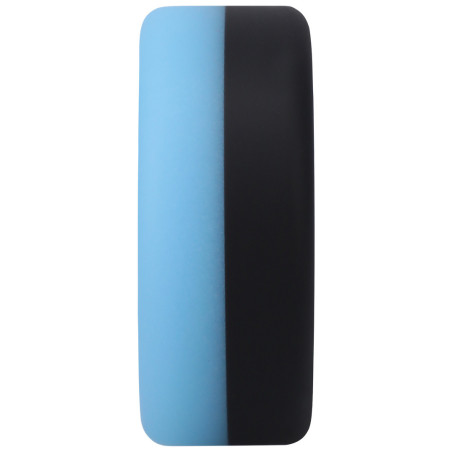 Cockring phosphorescent THE BIG O Noir-Bleu ciel de 32 mm