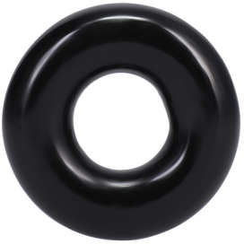 Cockring souple THE DONUT 2X Noir de 20 mm