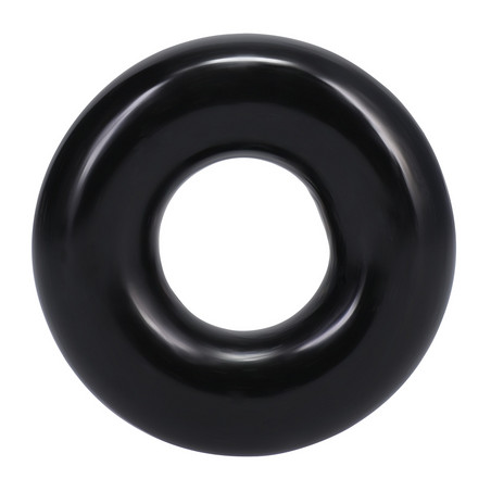 Cockring souple THE DONUT 2X Noir de 20 mm
