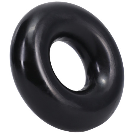 Cockring souple THE DONUT 2X Noir de 20 mm