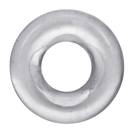 Cockring souple Transparent THE DONUT 2X Diamètre 20 mm
