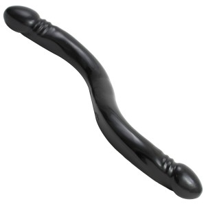 Double gode Dong Smooth Doc Johnson 44 x 3.8 cm Noir