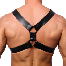 Harnais en cuir RIGHT Noir 2