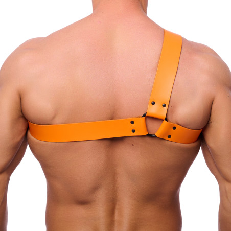 Harnais en cuir HALF Orange