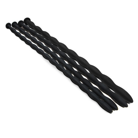 Lot de 4 tiges d'urètre en silicone 29cm