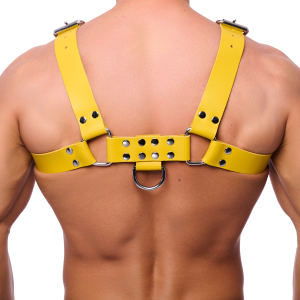 Harnais en cuir BUCKLE Jaune