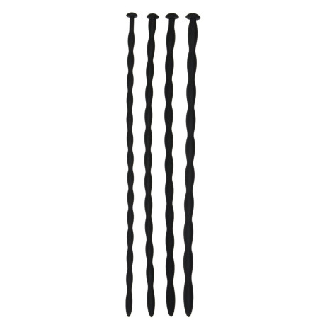 Lot de 4 tiges d'urètre en silicone 29cm