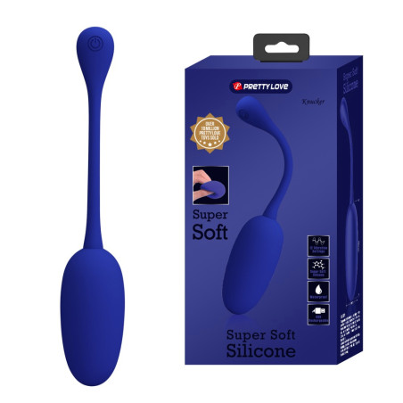 Oeuf Vibrant KNUCKER 7 x 3.3cm Indigo Profond