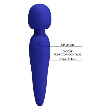 Wand MEREDITH 21.5cm | Tête 50mm Indigo