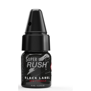 SUPER RUSH Black Label 10ml + Bouchon Diffuseur