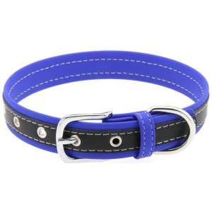 Collier Bicolore Simili CONTRASTED Bleu Foncé
