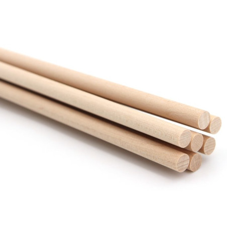Cravache en bois BIG WOUDE avec 7 Baguettes de 50 cm