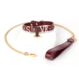 Coffret SM SLAVE 2 Pièces Bordeaux doré 2