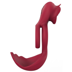 Cockring avec Rose Vibrante ROSEVIBS Rouge Doré