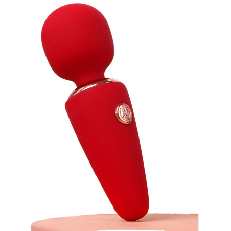 Mini Wand CREAMY VIBES 10 cm Tête 30 mm Rouge