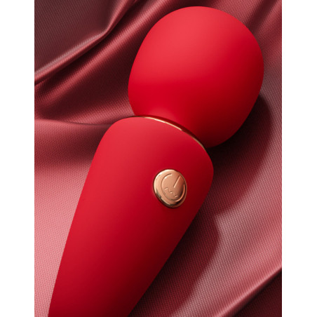 Mini Wand CREAMY VIBES 10 cm Tête 30 mm Rouge