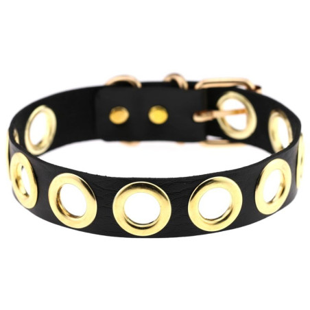 Collier CIRGOTH Noir et Doré