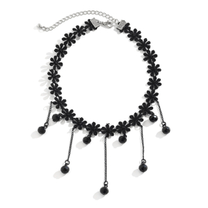 Tour de Cou FLOWERS DIAMOND Noir