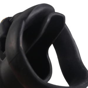 Cage de Chasteté Silicone FLEXTY S 9 x 3.5cm Noire