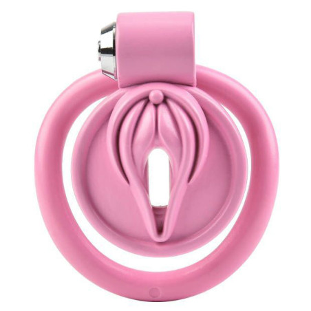 Cage de Chasteté SISSY CLIT 2.5 x 3.8cm Rose Clair