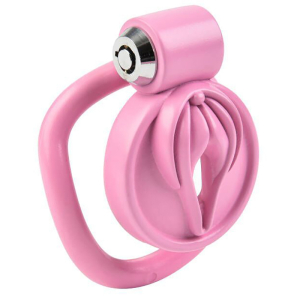 Cage de Chasteté SISSY CLIT 2.5 x 3.8cm Rose Clair