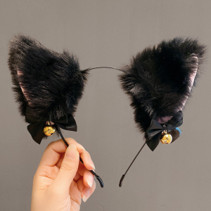Serre-Tête KITTEN EARS Noir Rose