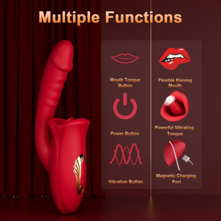 Vibro Rabbit LIPSCOCK 14 x 3.5cm