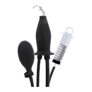 Plug gonflable et Lubrifiant LUBINFLAT BUTT en Silicone
