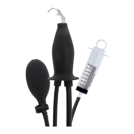 Plug gonflable et Lubrifiant LUBINFLAT BUTT en Silicone