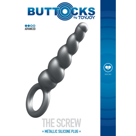Plug en silicone THE SCREW 10 cm de Buttocks