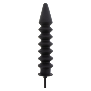 Gode gonflable EXPERT RIBBED 28 x 6 cm Noir