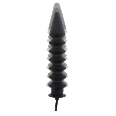 Gode gonflable EXPERT RIBBED 28 x 6 cm Noir