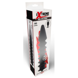 Gode gonflable EXPERT RIBBED 28 x 6 cm Noir 2