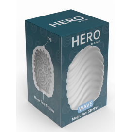 Oeuf de Masturbation HERO WAVE Blanc 2