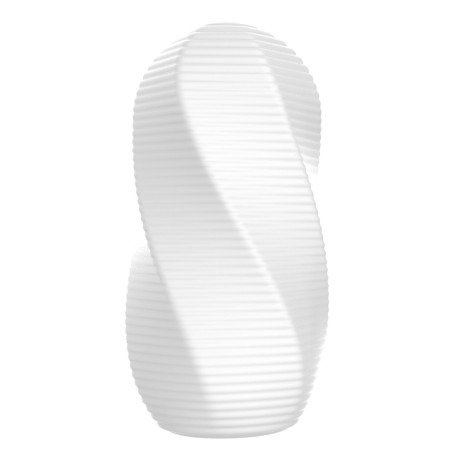 Masturbateur HERO SWIRL Blanc Opaque