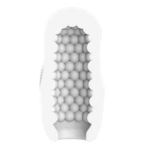 Masturbateur HERO SWIRL Blanc Opaque