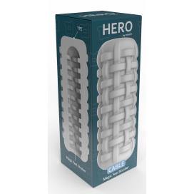 Masturbateur HERO CABLE Blanc 2