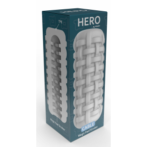 Masturbateur HERO CABLE Blanc