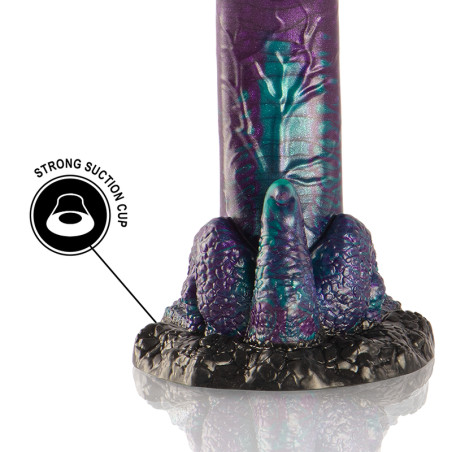 Gode Monstre BASILISK Silicone 14 x 5 cm