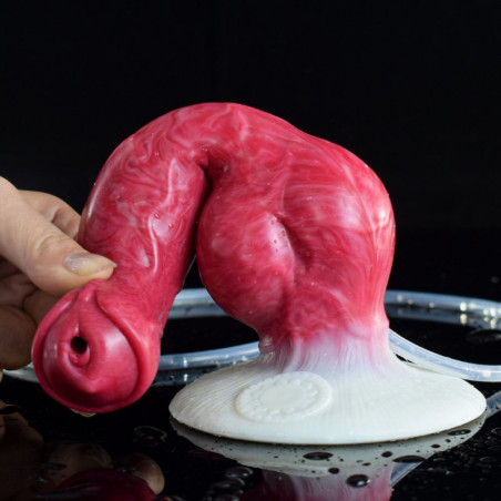 Gode Éjaculateur Monster WOOFIX 18 x 6cm Rose