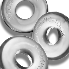 Lot de 3 cockrings transparents RINGER MAX 20 mm
