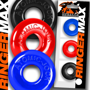 Lot de 3 Cockrings souples RINGER MAX Multicolores