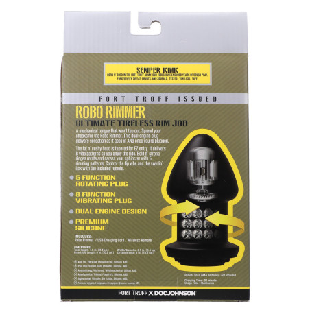Plug anal ROBO RIMMER de Fort Troff avec billes rotatives