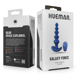 Plug anal vibrant GALAXY FORCE de Hueman 12.5 x 3.5 cm 2