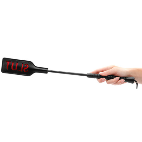 Cravache SLUT 46cm Noir