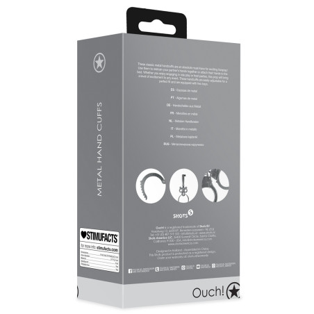 Menottes en Métal REALCUFFS Argent